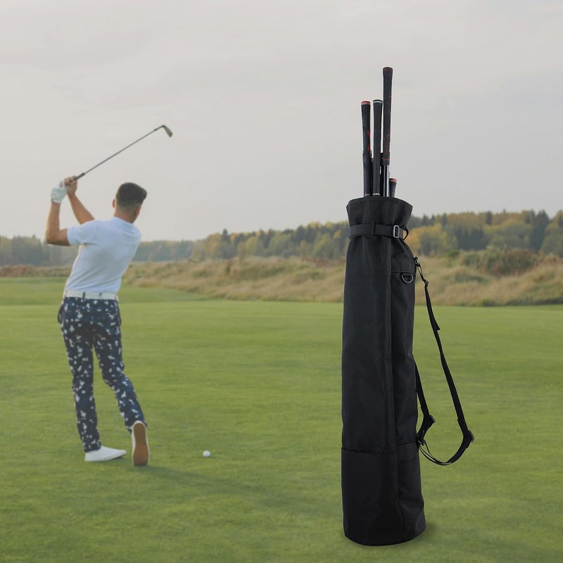 BOYEA & SKULLEAP Lightweight Golf Carry Bag (Carry 8-10 Clubs) Par 3 Golf Bag Pitch n Putt Small Golf Bag/Training, Foldable & Adjustable Double Straps, for Men/Women Gifts &Golf Course/Travel - Image 4